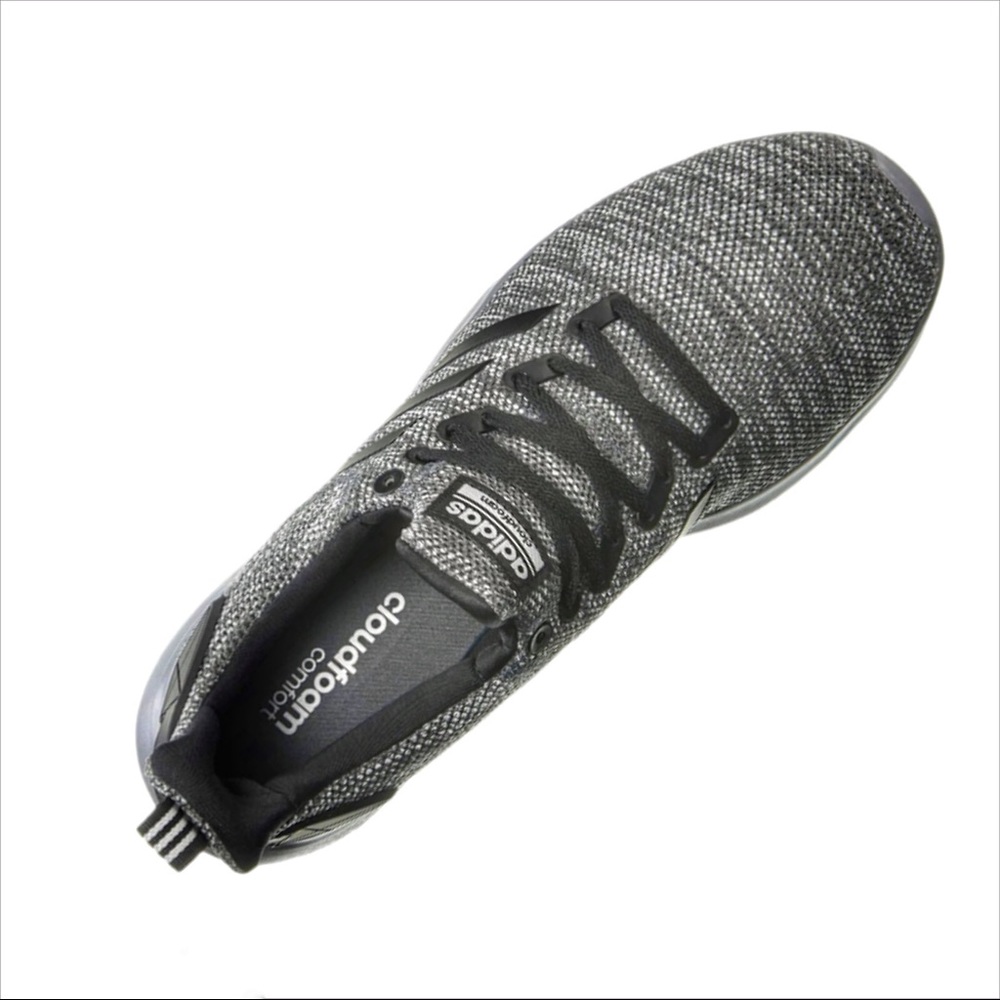 adidas Men’s Lite Racer Running Shoes Grey Black - Picture 9 of 10